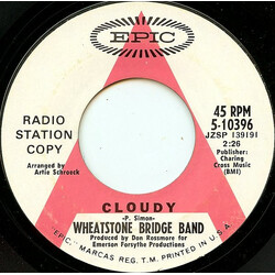 Wheatstone Bridge Band Cloudy USED VINYL 7INCH 45 RPM PROMO STYRENE