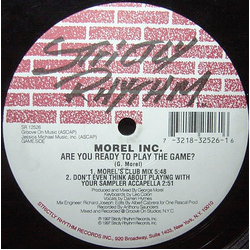 Morel Inc. Are You Ready To Play The Game? Vinyl 12" USED