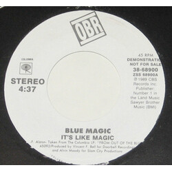 Blue Magic It's Like Magic USED VINYL 7INCH PROMO