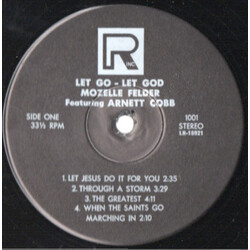 Mozelle Felder / Arnett Cobb Mozelle Felder Sings Gospel Songs Let Go - Let God Vinyl LP USED