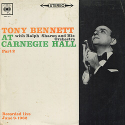 Tony Bennett / Ralph Sharon And His Orchestra At Carnegie Hall Part 2 Vinyl LP USED