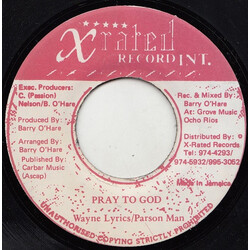 Wayne Lyrics / Parson Man Pray To God Vinyl 7" USED
