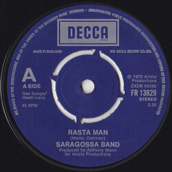 Saragossa Band Rasta Man USED VINYL 7INCH 45 RPM SINGLE