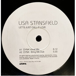 Lisa Stansfield Let's Just Call It Love USED VINYL 12INCH 33 S RPM PROMO