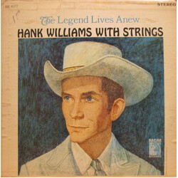 Hank Williams The Legend Lives Anew - Hank Williams With Strings Vinyl LP USED