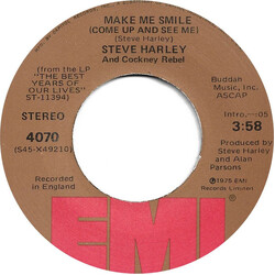 Steve Harley & Cockney Rebel Make Me Smile (Come Up And See Me) USED VINYL 7INCH 45 RPM SINGLE STEREO