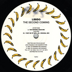 Libido The Second Coming USED VINYL 12INCH PROMO