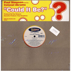 Paul Simpson / Colonel Abrams Could It Be? USED VINYL 12INCH 33 S RPM
