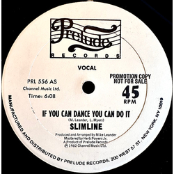 Slimline If You Can Dance You Can Do It Vinyl 12" USED
