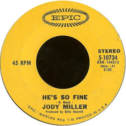 Jody Miller He's So Fine USED VINYL 7INCH 45 RPM SINGLE