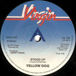 Yellow Dog Stood Up USED VINYL 7INCH SINGLE PROMO