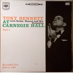 Tony Bennett Tony Bennett At Carnegie Hall Part I Vinyl LP USED