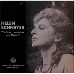 Helen Bonchek Schneyer Ballads, Broadsides And Hymns Vinyl LP USED