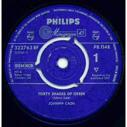 Johnny Cash Forty Shades Of Green USED VINYL 7INCH 45 RPM SINGLE
