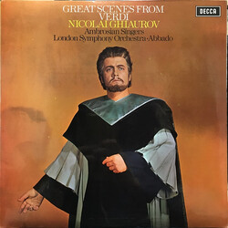 Nicolai Ghiaurov / The Ambrosian Singers / The London Symphony Orchestra / Claudio Abbado Great Scenes From Verdi Vinyl LP USED