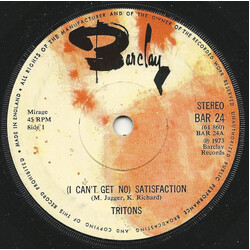 Tritons (I Can't Get No) Satisfaction Vinyl 7" USED