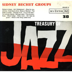 Sidney Bechet And His Orchestra Treasury Of Jazz Vol. 38 Vinyl LP USED