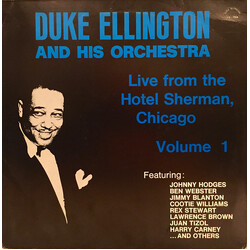 Duke Ellington And His Orchestra Live From The Hotel Sherman Chicago Volume 1 Vinyl LP USED