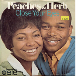 Peaches & Herb Close Your Eyes Vinyl 7" USED