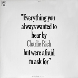 Charlie Rich Everything You Always  Wanted to Hear By Charlie Rich But Were Afraid To Ask Vinyl LP USED