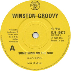 Winston Groovy Something On The Side USED VINYL 7INCH 45 RPM