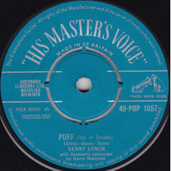 Kenny Lynch Puff (Up In Smoke) USED VINYL 7INCH 45 RPM SINGLE
