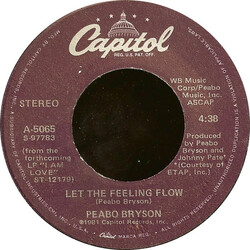 Peabo Bryson Let The Feeling Flow USED VINYL 7INCH 45 RPM