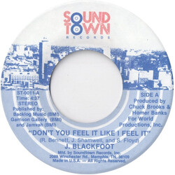 J. Blackfoot Don't You Feel It Like I Feel It USED VINYL 7INCH SINGLE STEREO