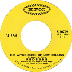 Redbone The Witch Queen Of New Orleans USED VINYL 7INCH 45 RPM SINGLE STYRENE