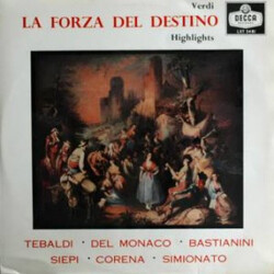Giuseppe Verdi La Forza Del Destino - Highlights Vinyl LP USED
