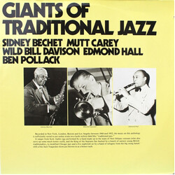 Sidney Bechet / Mutt Carey / Wild Bill Davison / Edmond Hall / Ben Pollack Giants Of Traditional Jazz Vinyl 2 LP USED