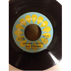 Ray Stevens Everything Is Beautiful/America, Communicate With Me USED VINYL 7INCH 45 RPM STYRENE