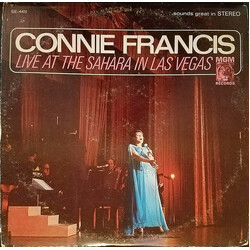 Connie Francis Live At The Sahara In Las Vegas Vinyl LP USED