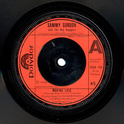 Sammy Gordon & The Hip Huggers Making Love USED VINYL 7INCH 45 RPM