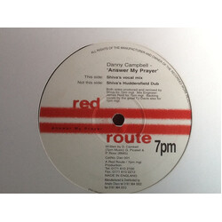 Danny Campbell Answer My Prayer VINYL 12" USED