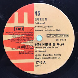 Queen Another One Bites The Dust USED VINYL 7INCH 45 RPM SINGLE