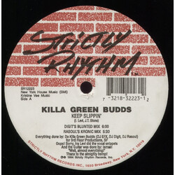 Killa Green Budds Keep Slippin' USED VINYL 12INCH 33 S RPM