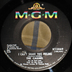 The Carmel I Can't Shake This Feeling / Let My Child Be Free USED VINYL 7INCH 45 RPM