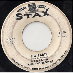 Barbara & The Browns Big Party USED VINYL 7INCH SINGLE PROMO