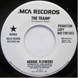 Herbie Flowers The Tramp USED VINYL 7INCH 45 RPM PROMO STEREO MONO