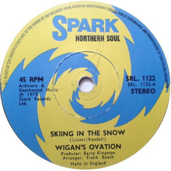 Wigan's Ovation Skiing In The Snow USED VINYL 7INCH 45 RPM SINGLE STEREO