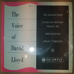 David Lloyd (16) The Voice Of David Lloyd Vinyl 7" USED