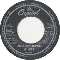 Paul McCartney & Wings Silly Love Songs / Cook Of The House USED VINYL 7INCH 45 RPM SINGLE REISSUE