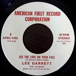 Lee Garrett See The Love On Your Face / Searching USED VINYL 7INCH 45 RPM STEREO