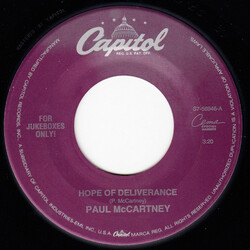 Paul McCartney Hope Of Deliverance USED VINYL 7INCH SINGLE JUKEBOX