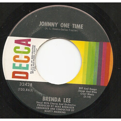 Brenda Lee Johnny One Time USED VINYL 7INCH SINGLE 45 RPM