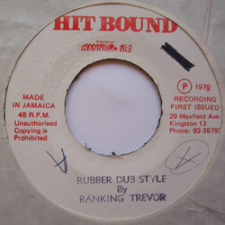 Ranking Trevor Rubber Dub Style USED VINYL 7INCH 45 RPM