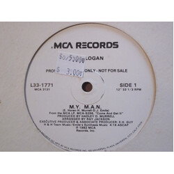 Geri Logan M.Y. M.A.N. USED VINYL 12INCH SINGLE PROMO