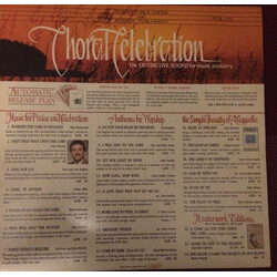 Unknown Artist Choral Celebration • Vol. VII Vinyl LP USED