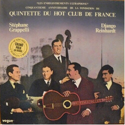 Quintette Du Hot Club De France / Stéphane Grappelli / Django Reinhardt Les Enregistrements Ultraphone Vinyl 2 LP USED